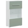 Muebles para TV 5 piezas con iluminación LED verde oliva by , TV Furniture - Ref: Foro24-3324232, Price: 320,40 €, Discount: %