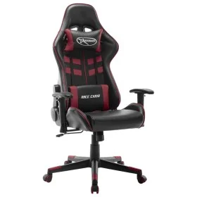 Gaming-Stuhl aus schwarzem und rotem Kunstleder von vidaXL, Gaming-Stühle - Ref: Foro24-20509, Preis: 147,68 €, Rabatt: %