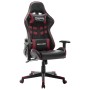 Gaming-Stuhl aus schwarzem und rotem Kunstleder von vidaXL, Gaming-Stühle - Ref: Foro24-20509, Preis: 149,60 €, Rabatt: %
