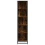 Estantería madera ingeniería color roble ahumado 40x35x170,5 cm de , Librerías y estanterías - Ref: Foro24-849141, Precio: 80...
