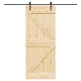 Puerta corredera con herrajes madera maciza de pino 85x210 cm von , Türen - Ref: Foro24-3332647, Preis: 187,74 €, Rabatt: %