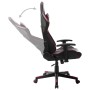 Gaming-Stuhl aus schwarzem und rotem Kunstleder von vidaXL, Gaming-Stühle - Ref: Foro24-20509, Preis: 149,60 €, Rabatt: %