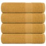 Toallas de baño 4 uds oro 100x150 cm 360 gsm 100% algodón by , Towels - Ref: Foro24-136813, Price: 44,81 €, Discount: %