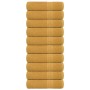 Toallas de ducha 10 uds 100% algodón oro 70x140 cm 360 gsm von , Handtücher - Ref: Foro24-136811, Preis: 87,31 €, Rabatt: %