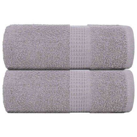 Toallas de jabón 2 uds gris 30x30 cm 360 gsm 100% algodón de , Toallas - Ref: Foro24-136824, Precio: 11,29 €