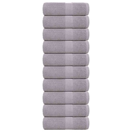 Toallas de jabón 10 uds gris 30x30 cm 360 gsm 100% algodón de , Toallas - Ref: Foro24-136826, Precio: 22,01 €, Descuento: %