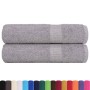 Toallas de mano 2 uds 100% algodón gris 50x100 cm 360 gsm von , Handtücher - Ref: Foro24-136830, Preis: 17,18 €, Rabatt: %