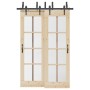 Kit de herrajes para puertas correderas acero negro 152,5 cm von , Türartikel - Ref: Foro24-3295725, Preis: 124,74 €, Rabatt: %