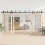 Kit de herrajes para puertas correderas acero negro 427 cm von , Türartikel - Ref: Foro24-3295746, Preis: 252,33 €, Rabatt: %