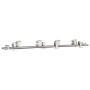 Kit de herrajes para puerta corredera 183 cm acero plateado de , Artículos para puertas - Ref: Foro24-3295759, Precio: 256,21...