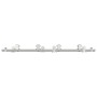 Kit de herrajes para puerta corredera 183 cm acero plateado de , Artículos para puertas - Ref: Foro24-3295759, Precio: 256,21...