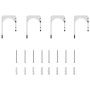 Kit de herrajes para puerta corredera 183 cm acero plateado de , Artículos para puertas - Ref: Foro24-3295759, Precio: 256,21...