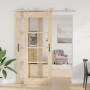 Kit de herrajes para puerta corredera 183 cm acero plateado von , Türartikel - Ref: Foro24-3295765, Preis: 209,21 €, Rabatt: %