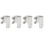 Kit de herrajes para puerta corredera 183 cm acero plateado von , Türartikel - Ref: Foro24-3295765, Preis: 209,21 €, Rabatt: %