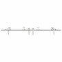 Kit de herrajes para puerta corredera 183 cm acero plateado von , Türartikel - Ref: Foro24-3295765, Preis: 209,21 €, Rabatt: %