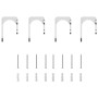 Kit de herrajes para puerta corredera 183 cm acero plateado von , Türartikel - Ref: Foro24-3295765, Preis: 209,21 €, Rabatt: %