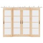 Kit de herrajes para puerta corredera 366 cm acero plateado von , Türartikel - Ref: Foro24-3295767, Preis: 501,97 €, Rabatt: %