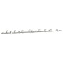 Kit de herrajes para puerta corredera 366 cm acero plateado von , Türartikel - Ref: Foro24-3295767, Preis: 501,97 €, Rabatt: %