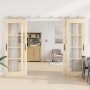 Kit de herrajes para puerta corredera 366 cm acero plateado von , Türartikel - Ref: Foro24-3295767, Preis: 501,97 €, Rabatt: %