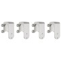 Kit de herrajes para puerta corredera 366 cm acero plateado von , Türartikel - Ref: Foro24-3295767, Preis: 501,97 €, Rabatt: %