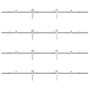 Kit de herrajes para puerta corredera 366 cm acero plateado von , Türartikel - Ref: Foro24-3295773, Preis: 412,09 €, Rabatt: %