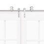 Kit de herrajes para puerta corredera 366 cm acero plateado von , Türartikel - Ref: Foro24-3295773, Preis: 412,09 €, Rabatt: %