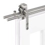 Kit de herrajes para puerta corredera 366 cm acero plateado von , Türartikel - Ref: Foro24-3295773, Preis: 412,09 €, Rabatt: %