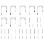 Kit de herrajes para puerta corredera 366 cm acero plateado by , Door items - Ref: Foro24-3295771, Price: 394,90 €, Discount: %