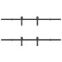 Kit de herrajes para puertas correderas acero negro 400 cm von , Türartikel - Ref: Foro24-3295778, Preis: 119,46 €, Rabatt: %