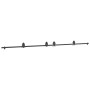 Kit de herrajes para puertas correderas acero negro 400 cm von , Türartikel - Ref: Foro24-3295800, Preis: 126,41 €, Rabatt: %