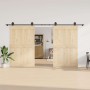 Kit de herrajes para puertas correderas acero negro 400 cm von , Türartikel - Ref: Foro24-3295800, Preis: 126,41 €, Rabatt: %