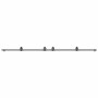 Kit de herrajes para puertas correderas acero negro 400 cm von , Türartikel - Ref: Foro24-3295800, Preis: 126,41 €, Rabatt: %