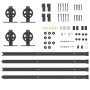 Kit de herrajes para puertas correderas acero negro 400 cm von , Türartikel - Ref: Foro24-3295800, Preis: 126,41 €, Rabatt: %
