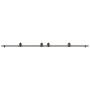 Kit de herrajes para puertas correderas acero negro 366 cm von , Türartikel - Ref: Foro24-3295799, Preis: 101,05 €, Rabatt: %