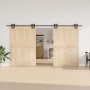 Kit de herrajes para puertas correderas acero negro 400 cm von , Türartikel - Ref: Foro24-3295790, Preis: 103,73 €, Rabatt: %