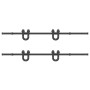 Kit de herrajes para puertas correderas acero negro 400 cm von , Türartikel - Ref: Foro24-3295790, Preis: 103,73 €, Rabatt: %