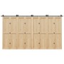 Kit de herrajes para puertas correderas acero negro 400 cm von , Türartikel - Ref: Foro24-3295802, Preis: 168,00 €, Rabatt: %