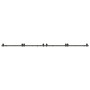 Kit de herrajes para puertas correderas acero negro 400 cm von , Türartikel - Ref: Foro24-3295802, Preis: 168,00 €, Rabatt: %