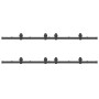 Kit de herrajes para puertas correderas acero negro 400 cm von , Türartikel - Ref: Foro24-3295802, Preis: 168,00 €, Rabatt: %