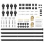 Kit de herrajes para puertas correderas acero negro 400 cm von , Türartikel - Ref: Foro24-3295802, Preis: 168,00 €, Rabatt: %