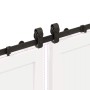 Kit de herrajes para puertas correderas acero negro 400 cm von , Türartikel - Ref: Foro24-3295802, Preis: 168,00 €, Rabatt: %