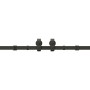 Kit de herrajes para puertas correderas acero negro 400 cm von , Türartikel - Ref: Foro24-3295802, Preis: 168,00 €, Rabatt: %