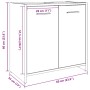 Armario para lavabo de baño madera ingeniería envejecida von , Badezimmermöbel - Ref: Foro24-856039, Preis: 49,37 €, Rabatt: %
