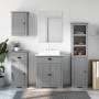 Juego de muebles de baño BODO 4 pzas madera maciza pino gris von , Badezimmermöbel - Ref: Foro24-3307652, Preis: 358,97 €, Ra...