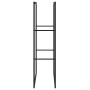 Leñero de acero negro 55x30x116 cm by , Firewood bags and holders - Ref: Foro24-4018465, Price: 35,44 €, Discount: %