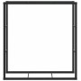 Leñero de acero negro 110x30x116 cm von , Brennholztaschen und -halter - Ref: Foro24-4018467, Preis: 38,49 €, Rabatt: %
