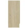 Oak-colored plywood display case 120x30.5x70 cm by vidaXL, Sideboards - Ref: Foro24-802789, Price: 93,30 €, Discount: %