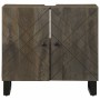 Mueble para lavabo de madera maciza de mango negro 62x33x58 cm von , Badezimmermöbel - Ref: Foro24-4017703, Preis: 92,96 €, R...