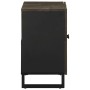 Mueble para lavabo de madera maciza de mango negro 62x33x58 cm von , Badezimmermöbel - Ref: Foro24-4017703, Preis: 92,96 €, R...