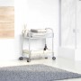 Carro de almacenamiento 2 niveles transparente 37x28x43,5 cm by , Cargo forklifts - Ref: Foro24-4012375, Price: 28,89 €, Disc...